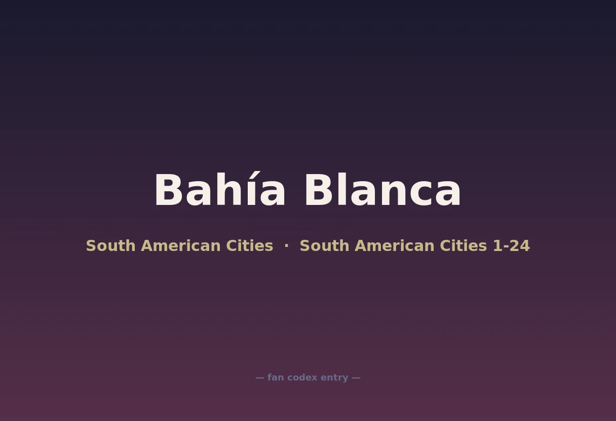 Bahía Blanca