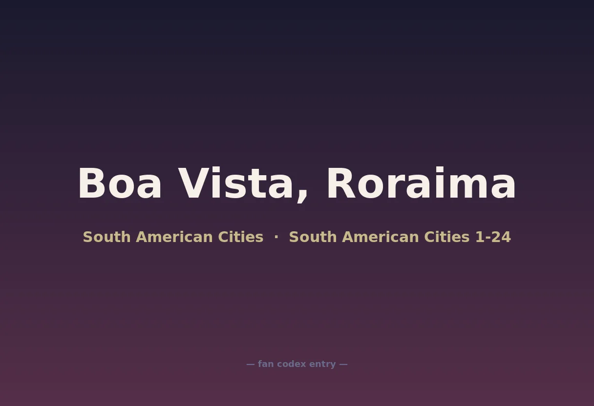 Boa Vista, Roraima