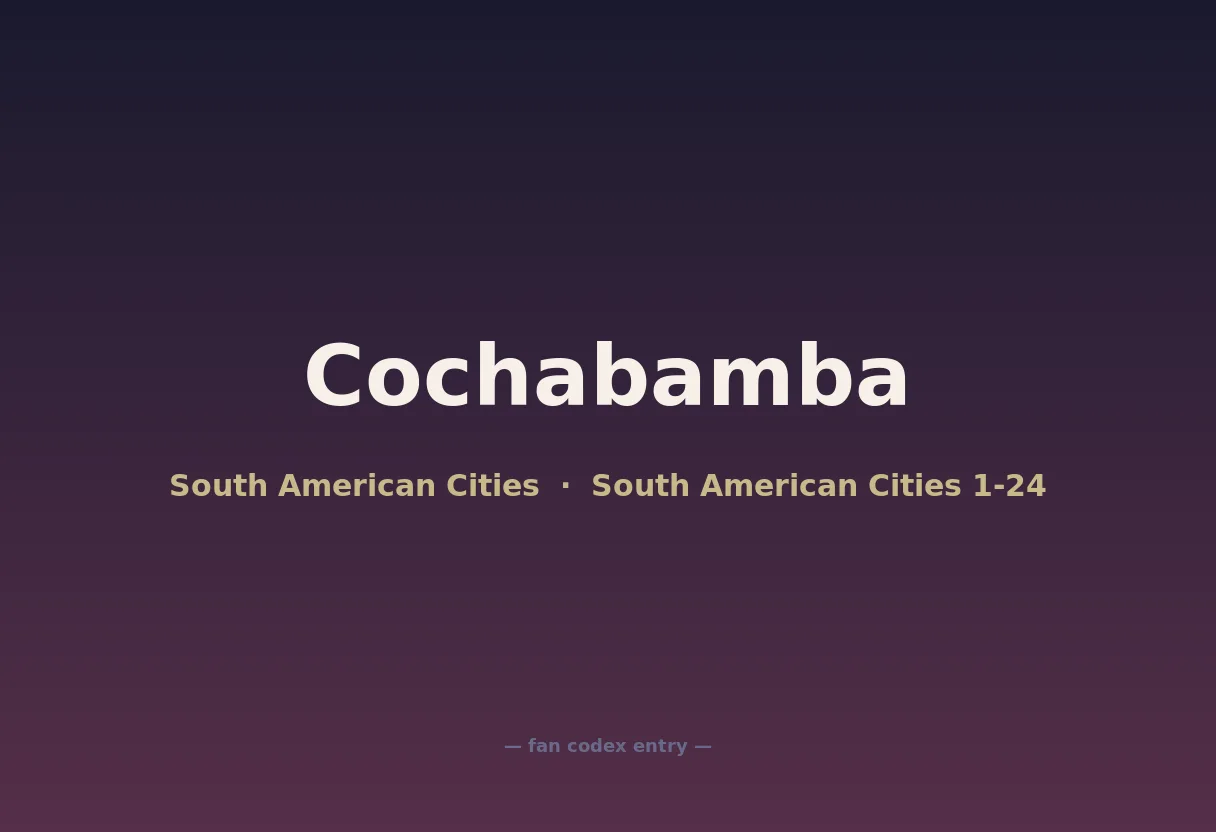 Cochabamba